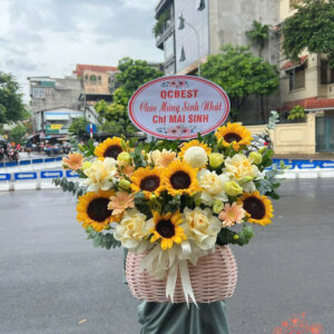 Giỏ Hoa Khai Trương/Sinh Nhật - GH02